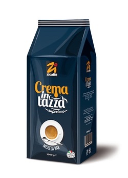 Кофе в зернах Zicaffe Crema in tazza superiore 1,0 кг.