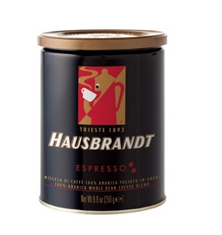 Кофе Hausbrandt в зернах Espresso (Эспрессо), в жестяной банке 250 г.