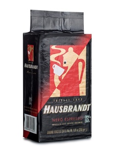 Кофе Hausbrandt молотый Nero (Неро) для кофемашин, в вакуумной упаковке 250г.