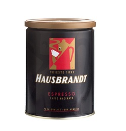 Кофе Hausbrandt молотый Espresso (Эспрессо), в жестяной банке 250 г.