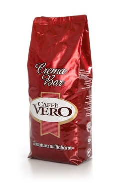 Кофе в зернах Caffè Vero Crema Bar 1,0 кг.