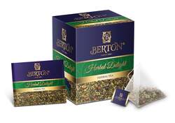 Чай листовой Berton Травяное удовольствие (Herbal Delight) в пирамидках, для заваривания в чашке