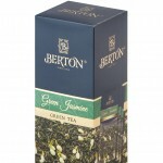 Чай листовой Berton Зеленый жасминовый, в пакетах для заваривания в чайнике