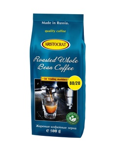 Кофе зерновой ARISTOCRAT 20/80, 0,5 кг.