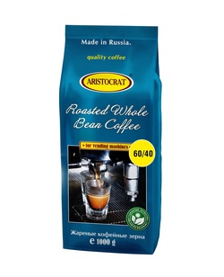 Кофе зерновой ARISTOCRAT 40/60, 1,0 кг.