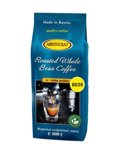 Кофе зерновой ARISTOCRAT 20/80, 1,0 кг.
