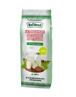 Сухое агломерированное молоко BelVend 13% 0,5 кг.